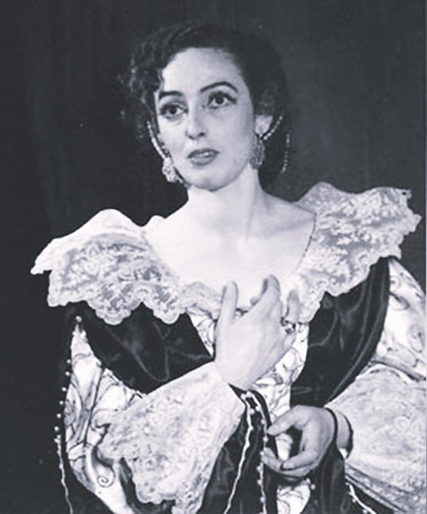 Artwork by Genko Genkov, Portrait of Actress Luna Davidova [1980s, Made of oil on canvas