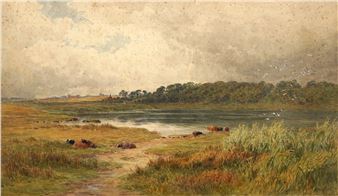 Easton Broad, Suffolk - Alfred Powell