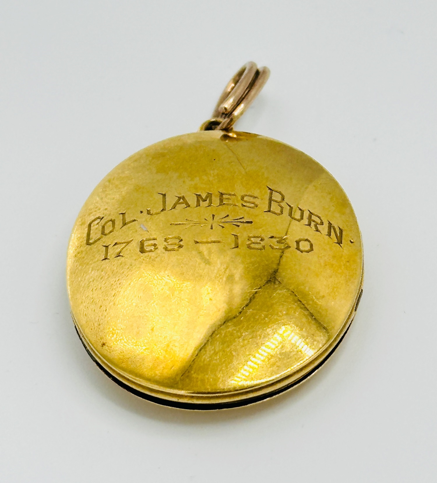 John Wesley Jarvis | Portrait Miniature of Colonel James Burn in 14k ...
