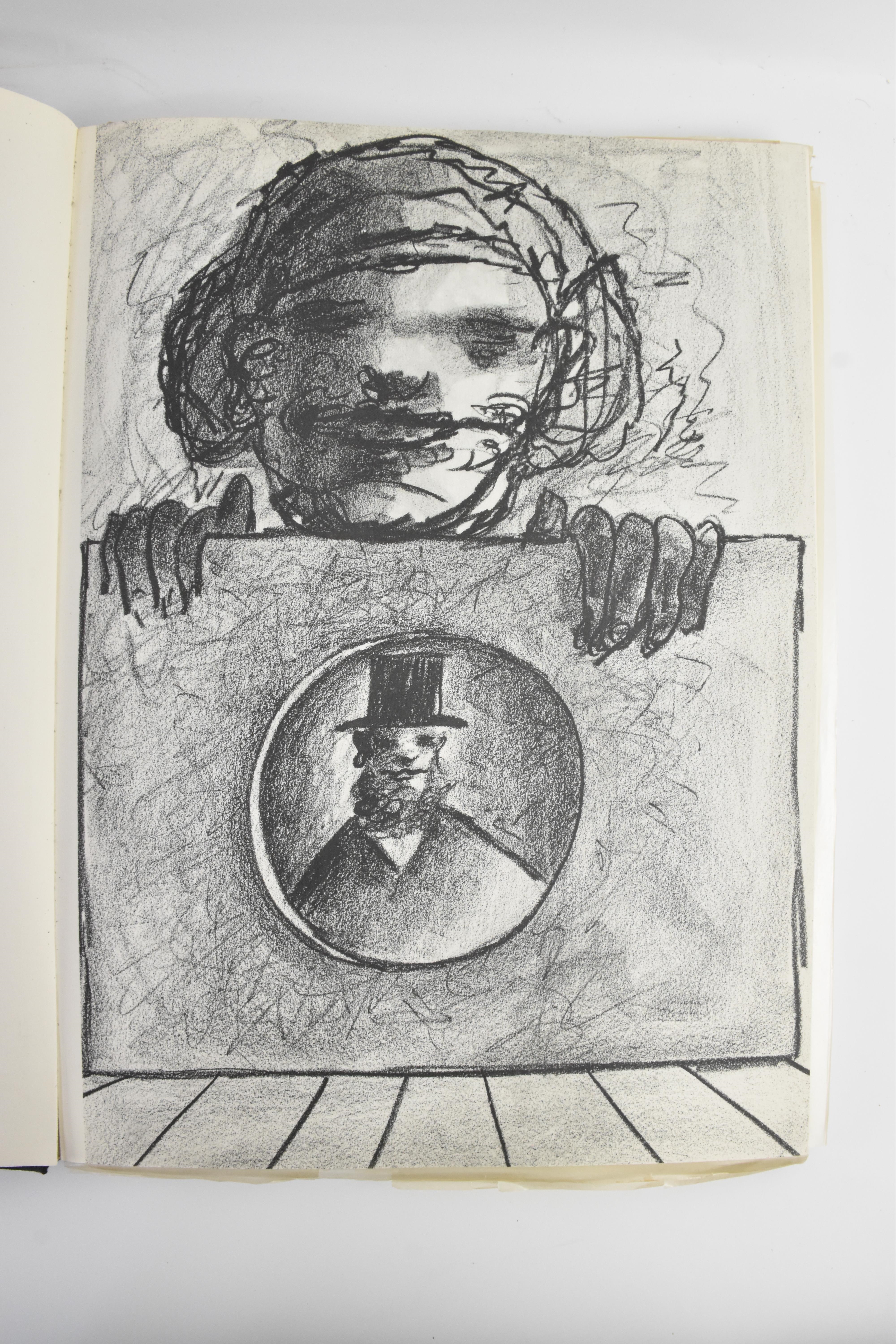 Artwork by Maryan S. Maryan, La Menagerie Humaine, Made of Black And White Prints