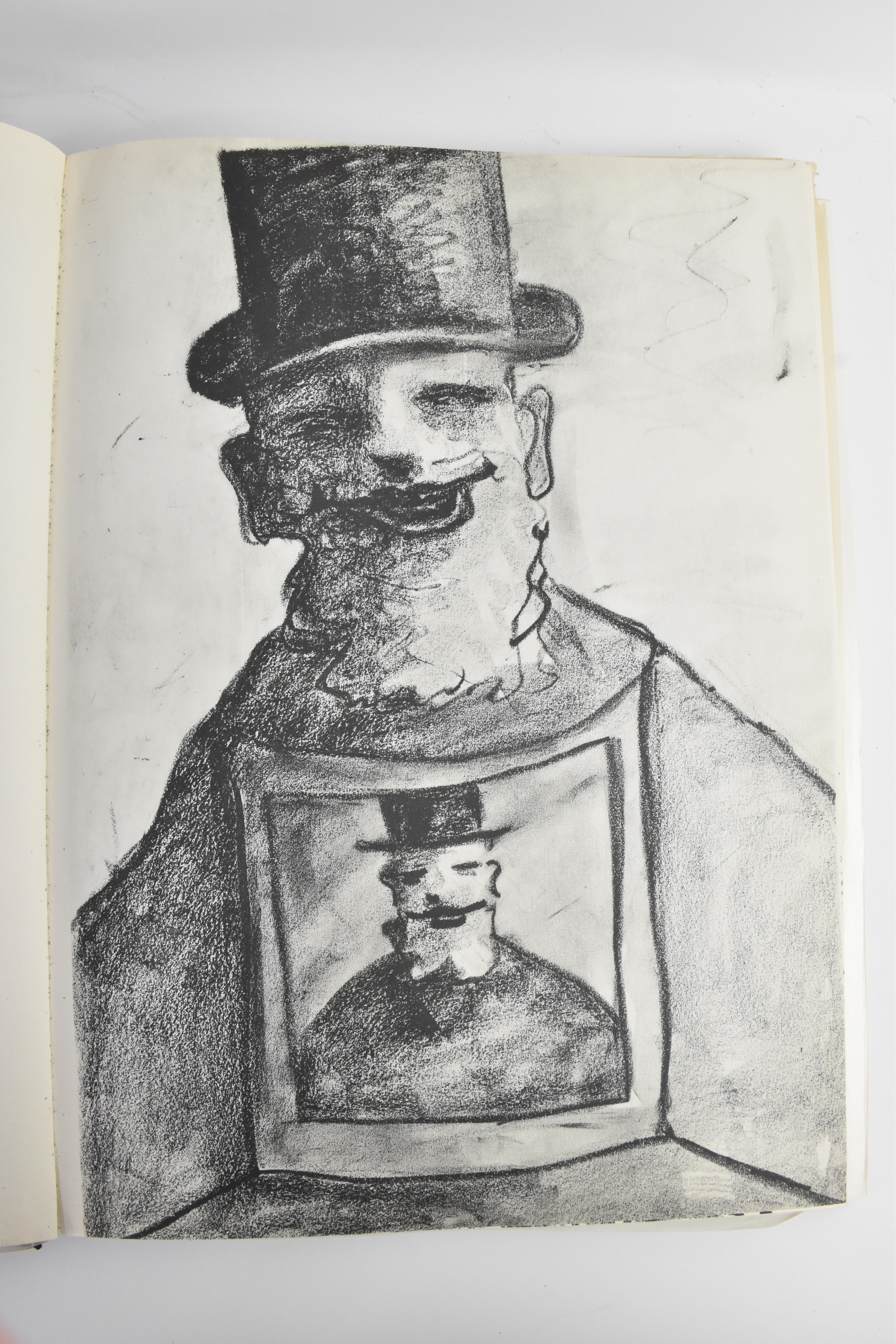 Artwork by Maryan S. Maryan, La Menagerie Humaine, Made of Black And White Prints