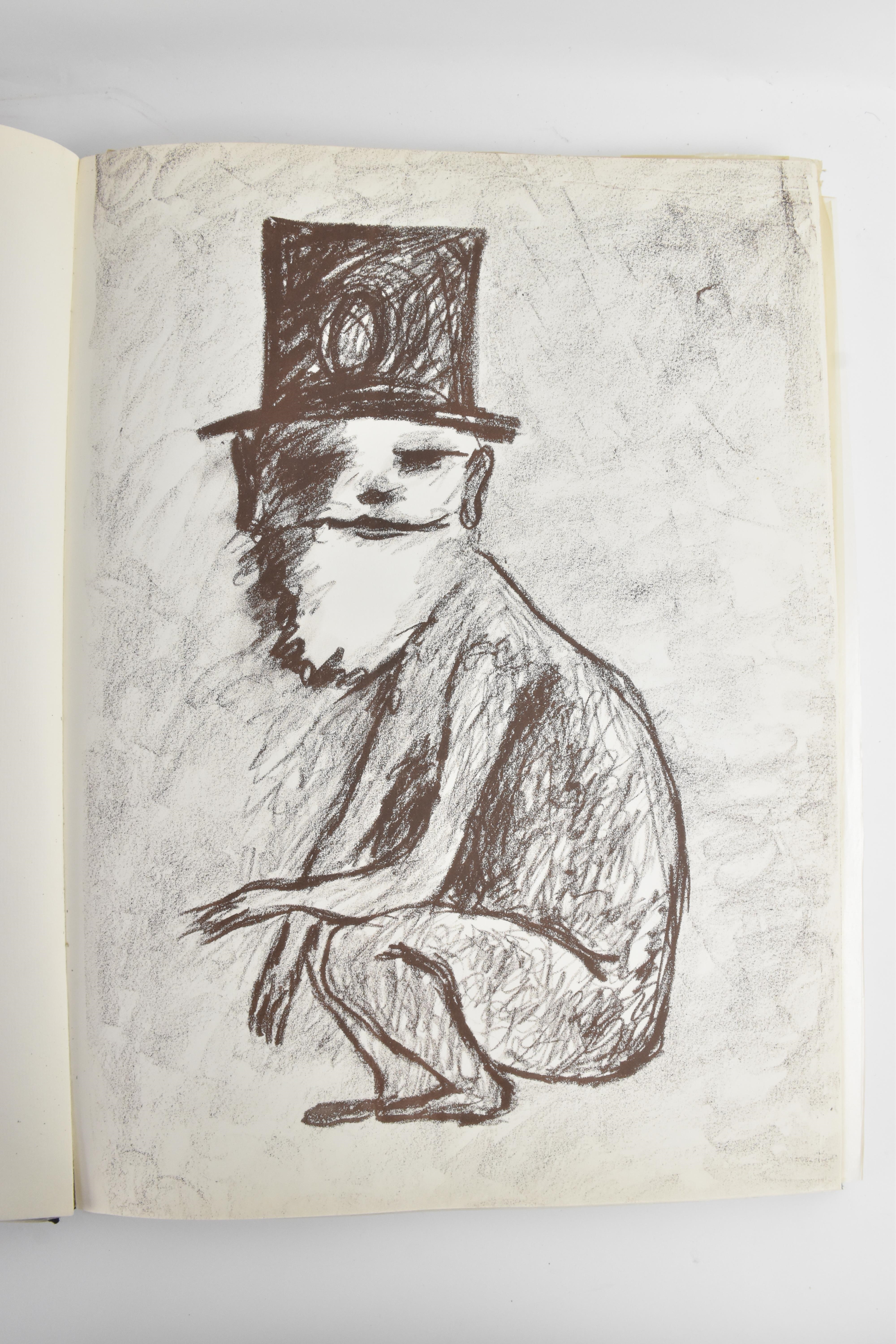 Artwork by Maryan S. Maryan, La Menagerie Humaine, Made of Black And White Prints