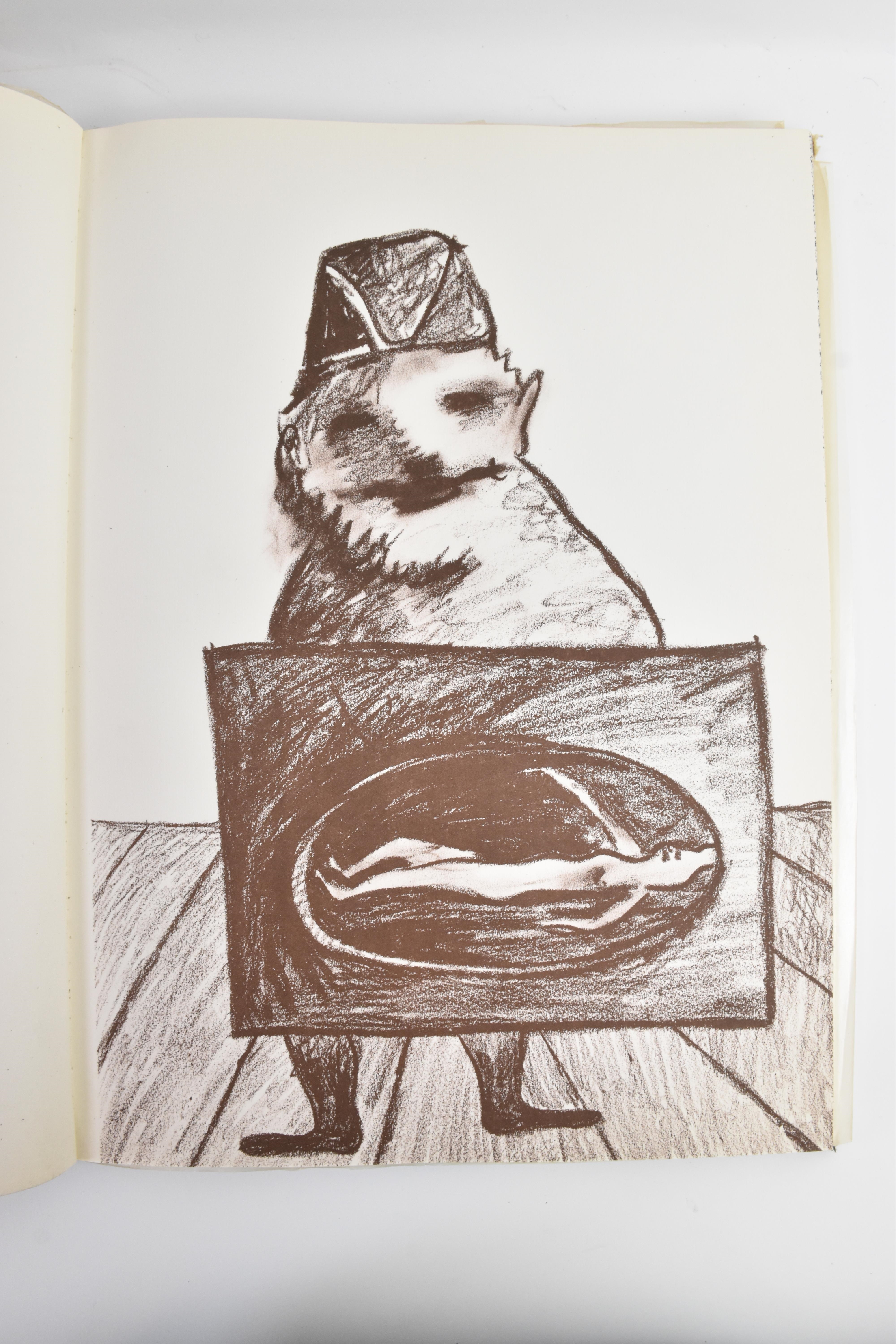 Artwork by Maryan S. Maryan, La Menagerie Humaine, Made of Black And White Prints