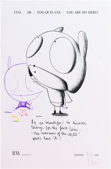 Edgar Plans | The Power of the Letters (a set of 5) (2021) | MutualArt