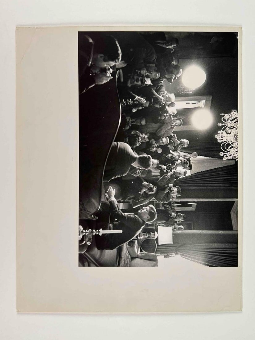 George Tames | John F. Kennedy At Press Conference | MutualArt