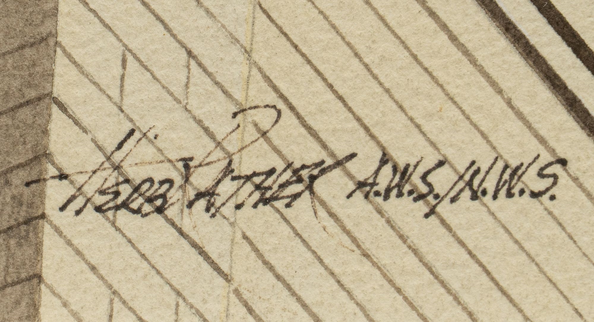 Artwork by Herb Rather, The Emily Morgan Hotel, Made of Watercolor On Artist Paper