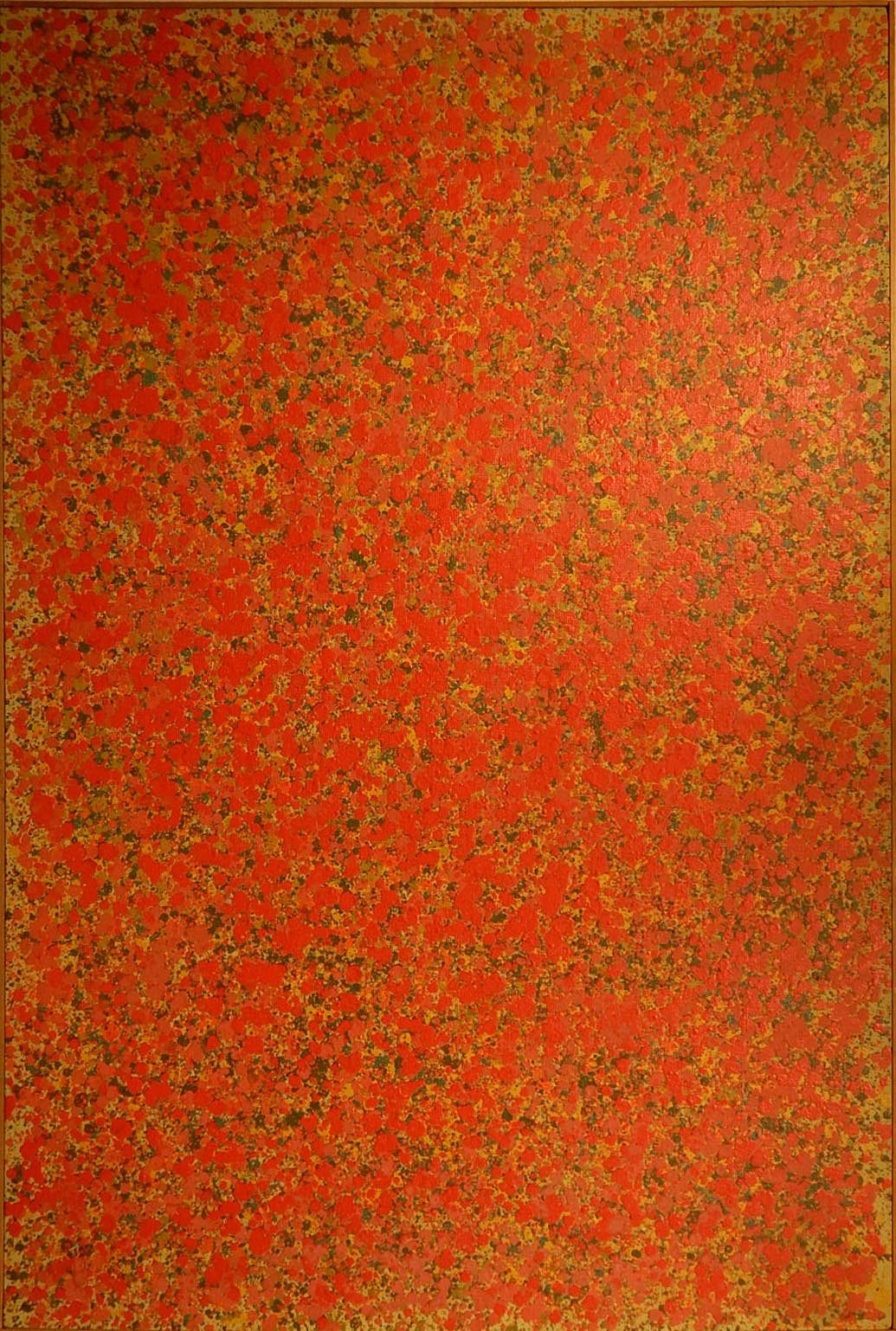 Plenum | Large Mid Century Modern Abstract Composition in Red Dots ...