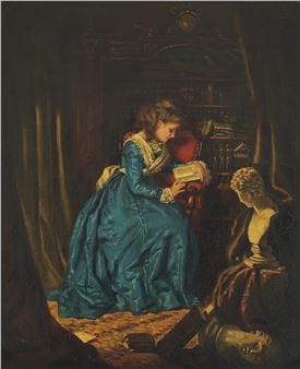 In the Library [1874 - Nikola Mašić