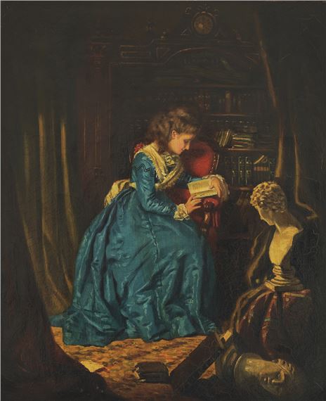 In the Library [1874 by Nikola Mašić, circa 17