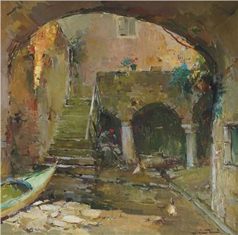 In the Courtyard - Carmino Butcovich-visintini