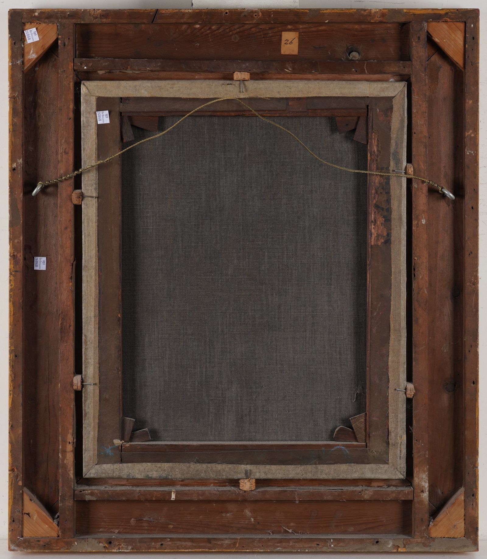 Artwork by Laurence Cosse, Soldiers and domino players in a tavern, Made of Oil On Canvas