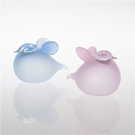 Lovebirds/ Baby Blue and Baby Pink by Oiva Toikka, 2005-2007
