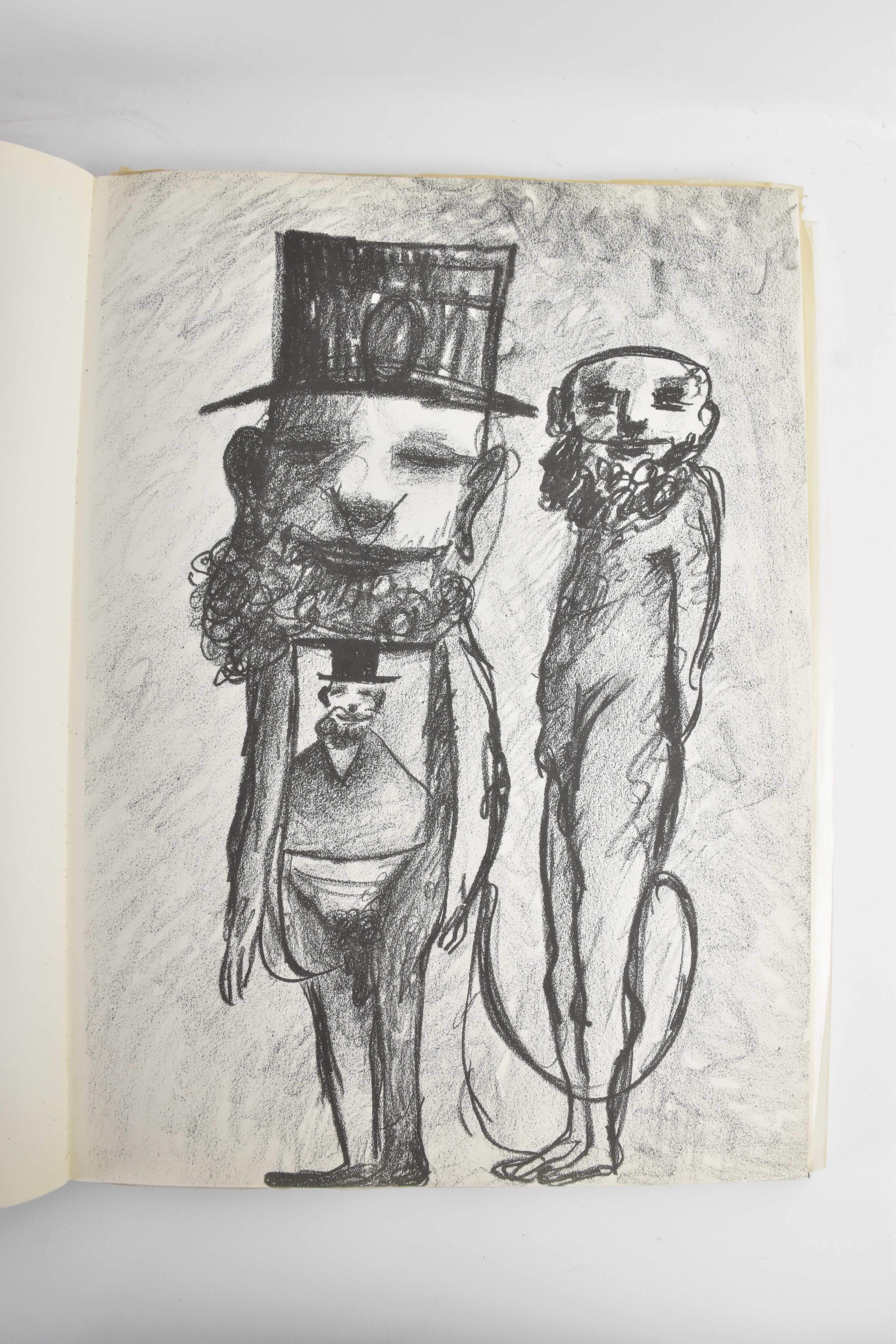 Artwork by Maryan S. Maryan, La Menagerie Humaine, Made of Black And White Prints