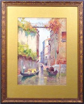 Impressionist Venetian Canal - Harry Hudson Rodmell