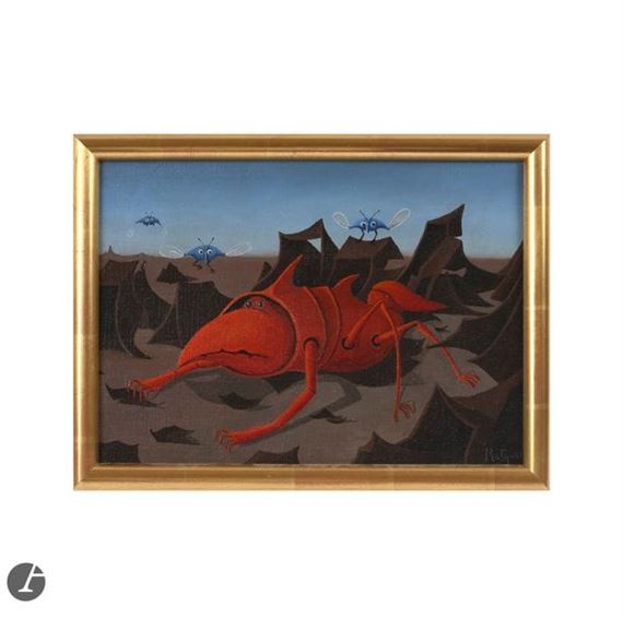 Fantastic flying insects and beetles by François Raty, 1981