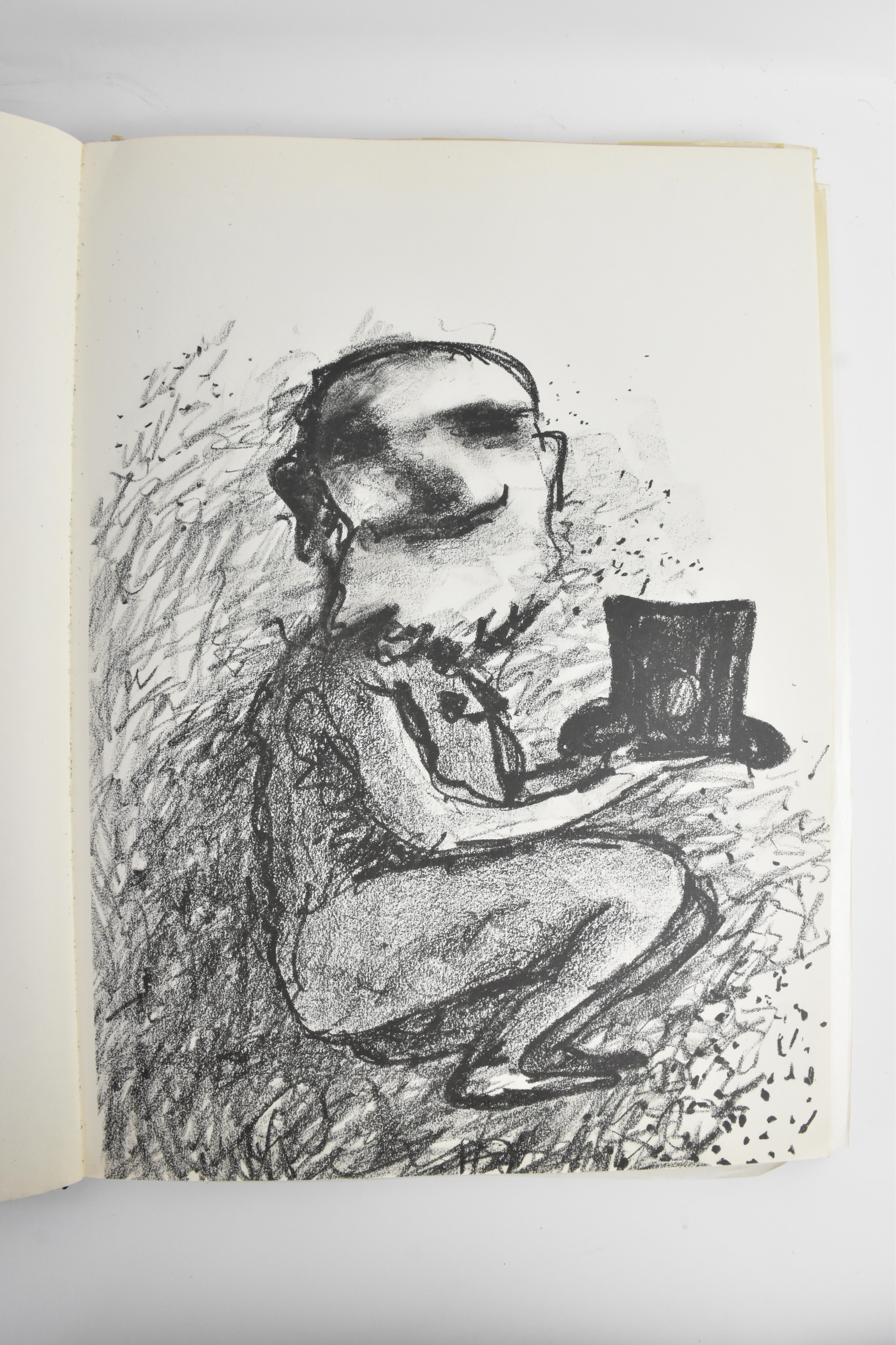 Artwork by Maryan S. Maryan, La Menagerie Humaine, Made of Black And White Prints