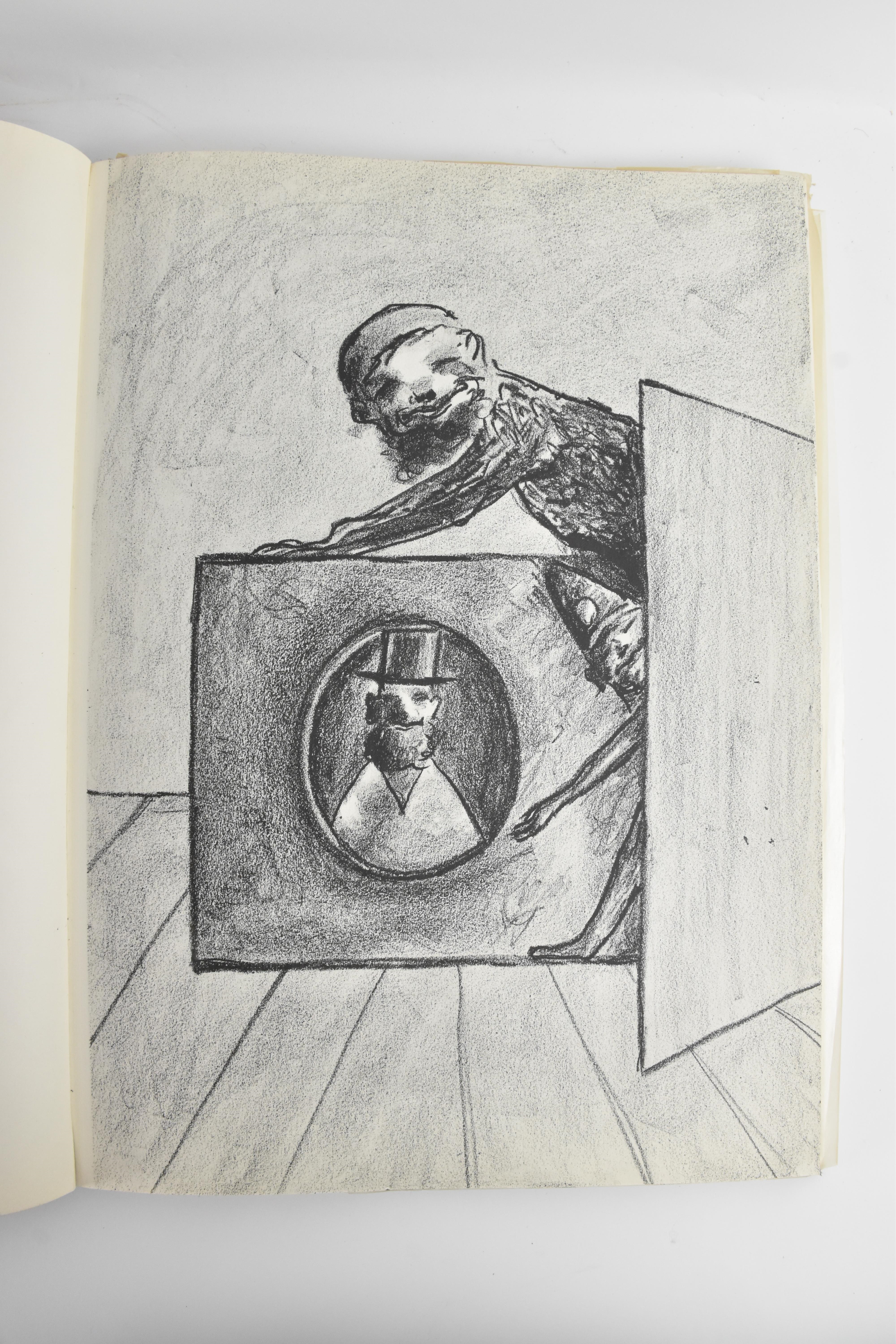 Artwork by Maryan S. Maryan, La Menagerie Humaine, Made of Black And White Prints