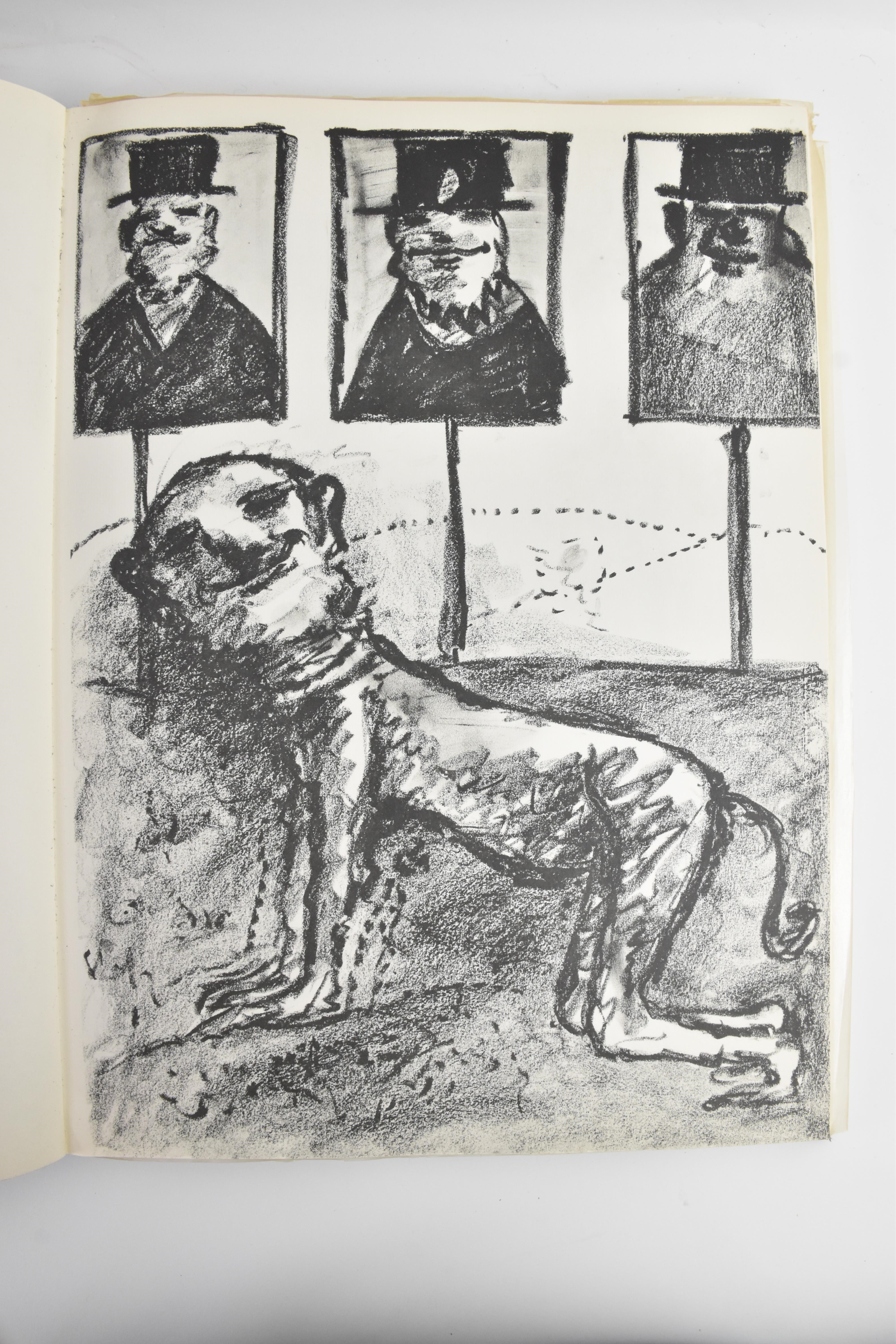 Artwork by Maryan S. Maryan, La Menagerie Humaine, Made of Black And White Prints