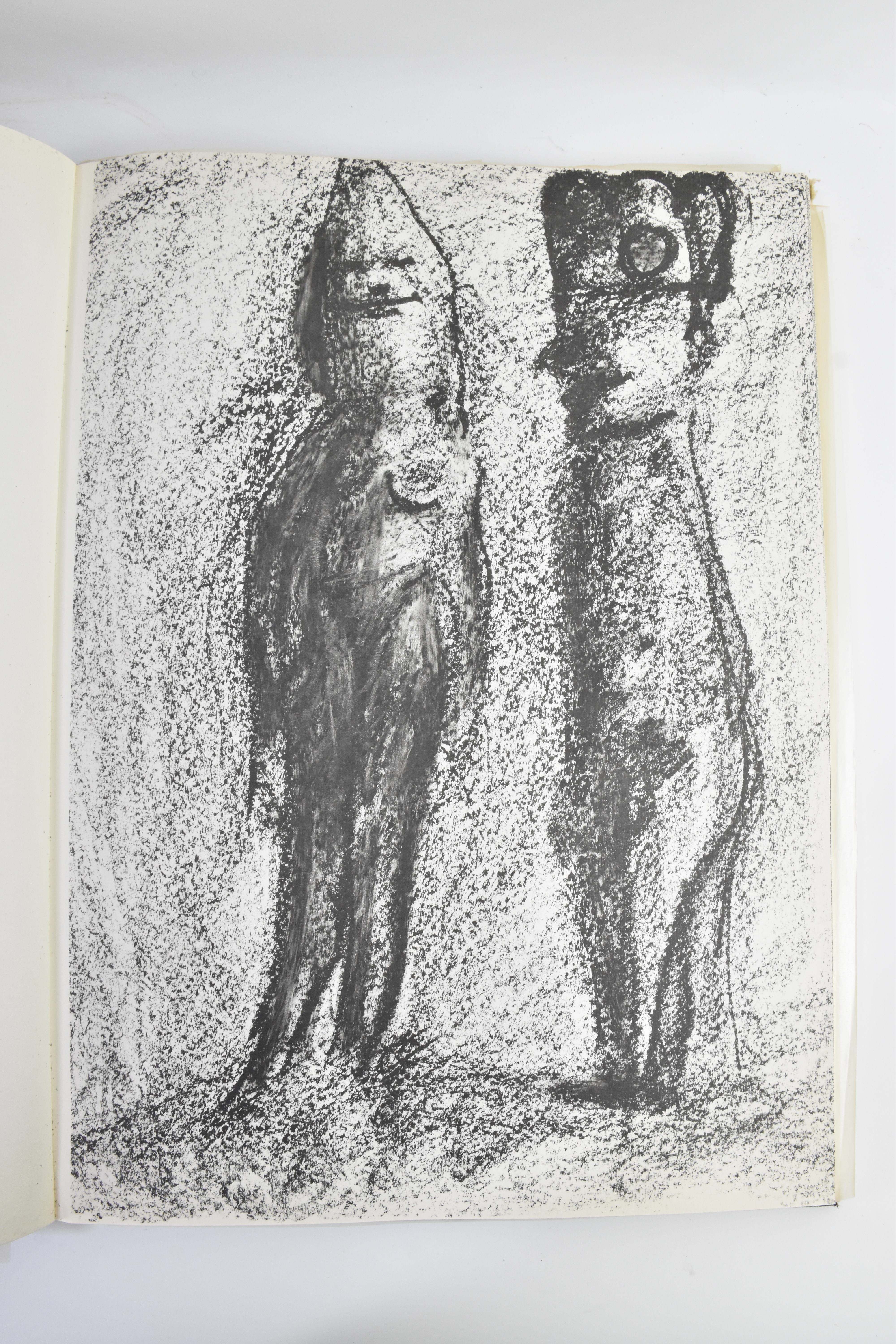 Artwork by Maryan S. Maryan, La Menagerie Humaine, Made of Black And White Prints