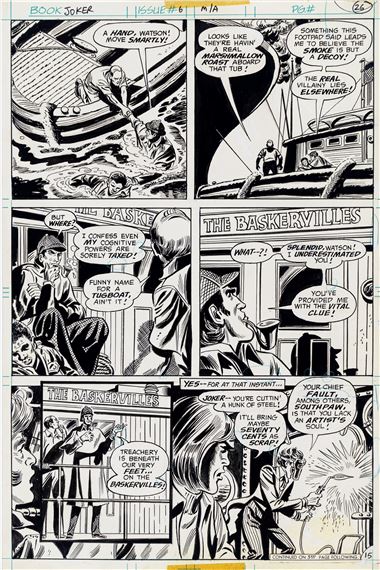 The Joker - Sherlock Stalks the Joker - Irv Novick