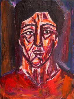 Portrait of the artist's mother [1980s - Genko Genkov