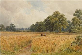 Cornfield at Witley, Surrey - Alfred Powell