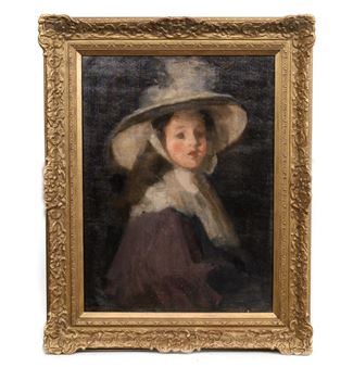 PORTRAIT OF JEAN, THE ARTIST'S STEP-DAUGHTER - Stansmore Richmond Leslie Dean Stevenson