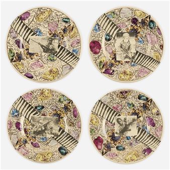 Breakfast at Tiffany's (Four Plates - Michelle Erickson