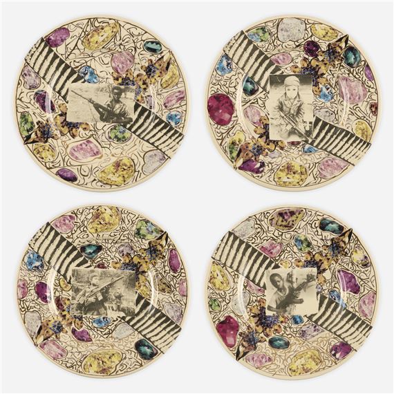 Breakfast at Tiffany's (Four Plates - Michelle Erickson