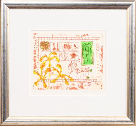 RED STILL LIFE by Elizabeth Blackadder, 1939