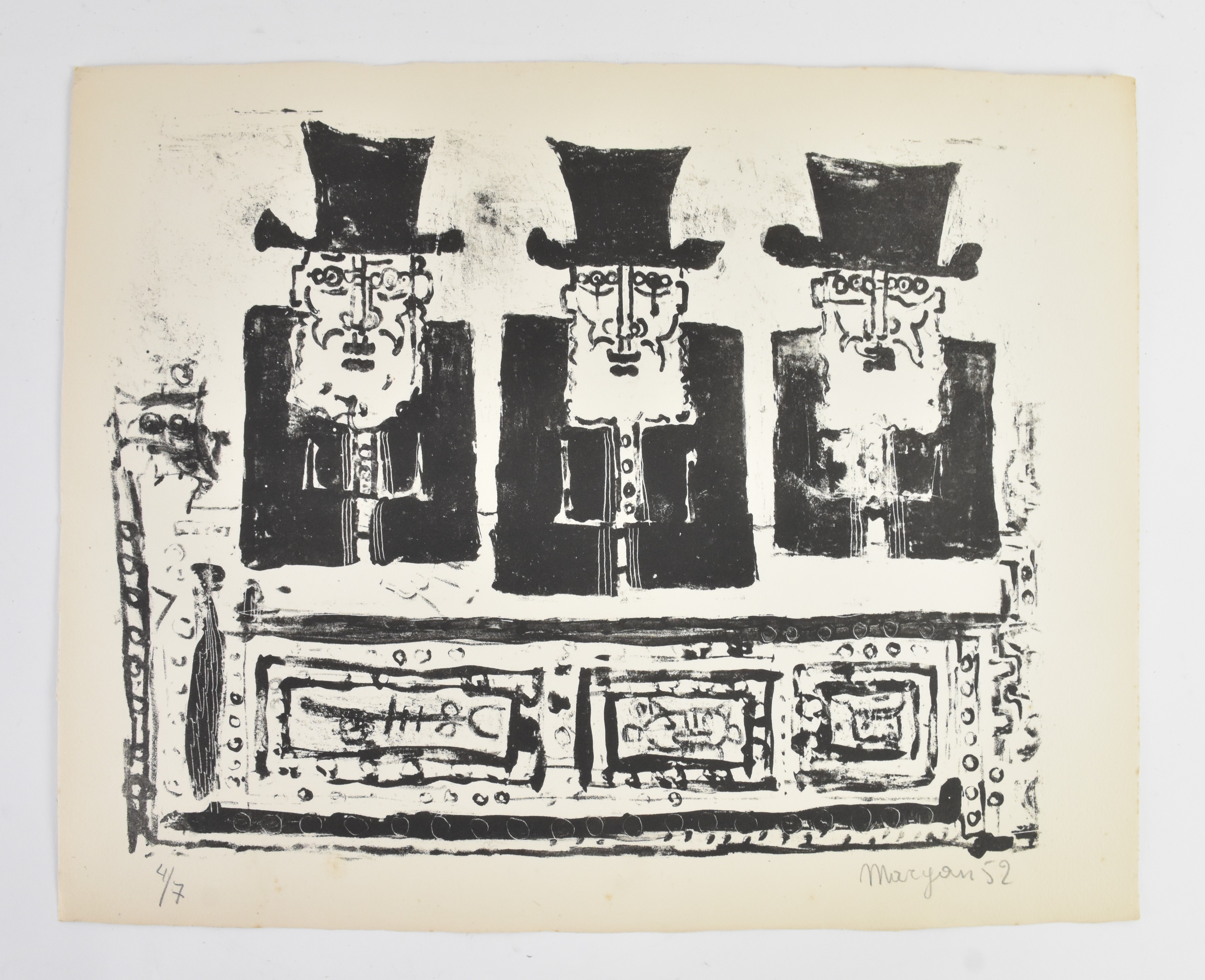 Artwork by Maryan S. Maryan, Untitled, Made of Black And White Print