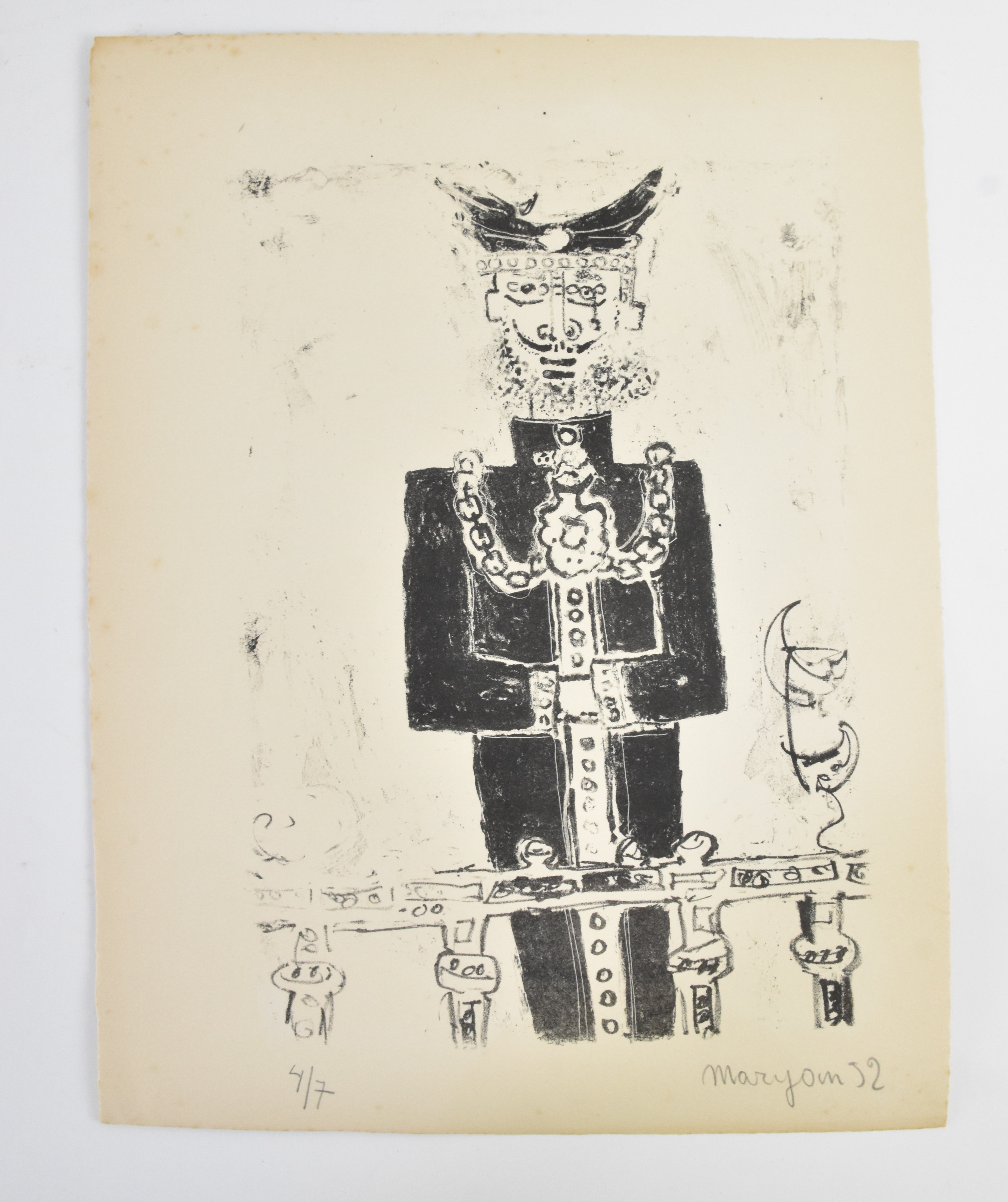 Artwork by Maryan S. Maryan, Untitled, Made of Black And White Print