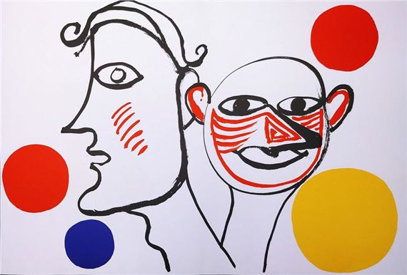 Alexander Calder | Faces (1976) | MutualArt