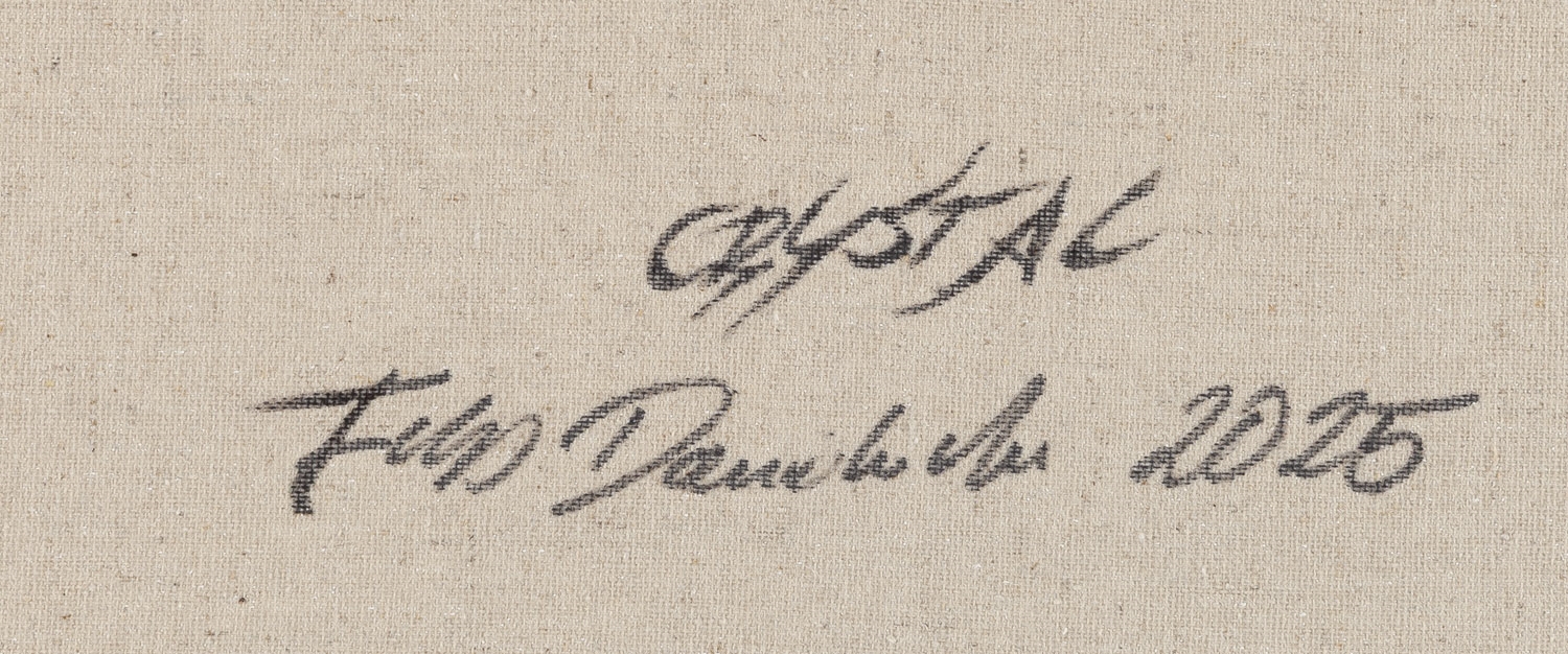 Artwork by Filip Dawidowski, Crystal, Made of acrylic/canvas