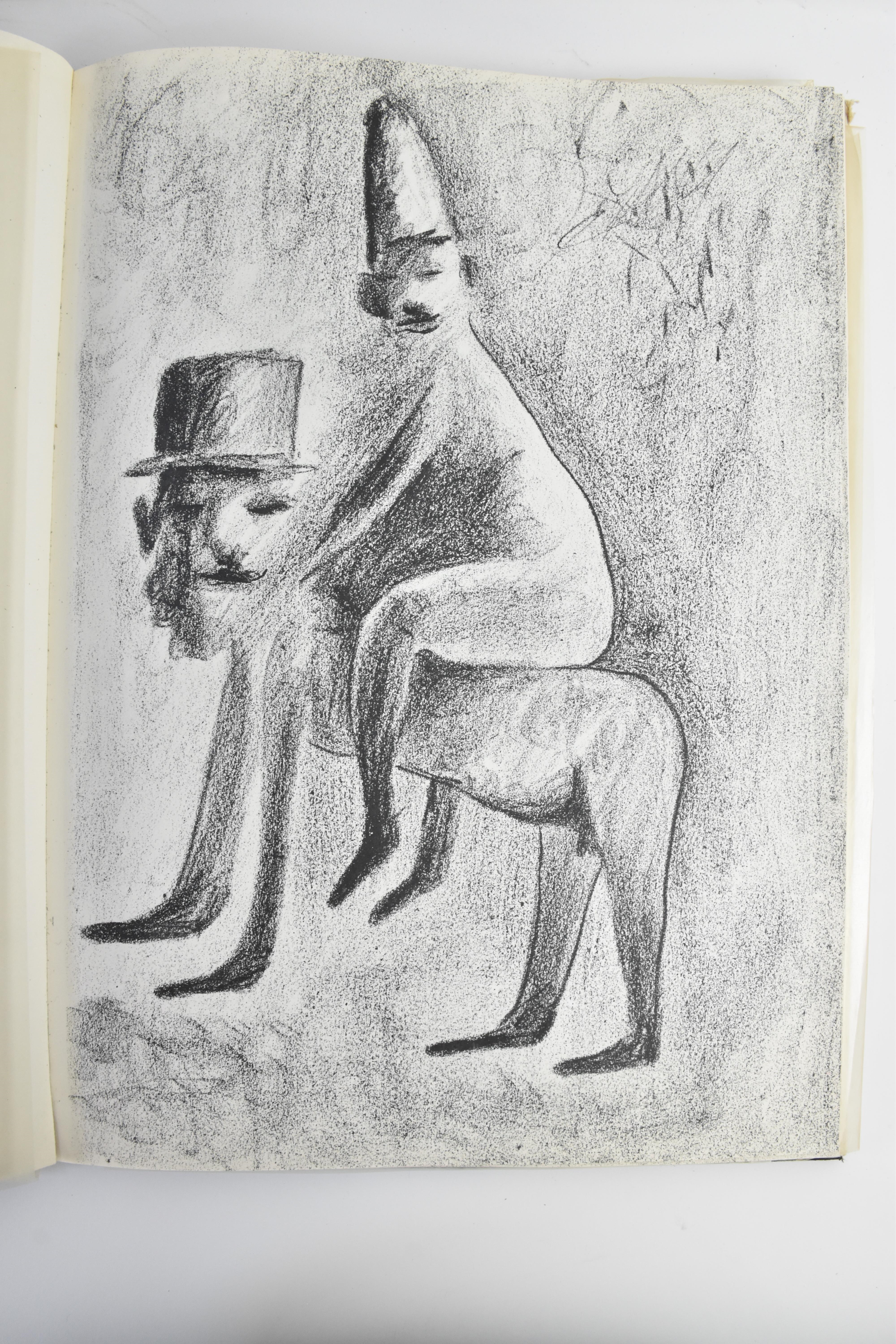 Artwork by Maryan S. Maryan, La Menagerie Humaine, Made of Black And White Prints