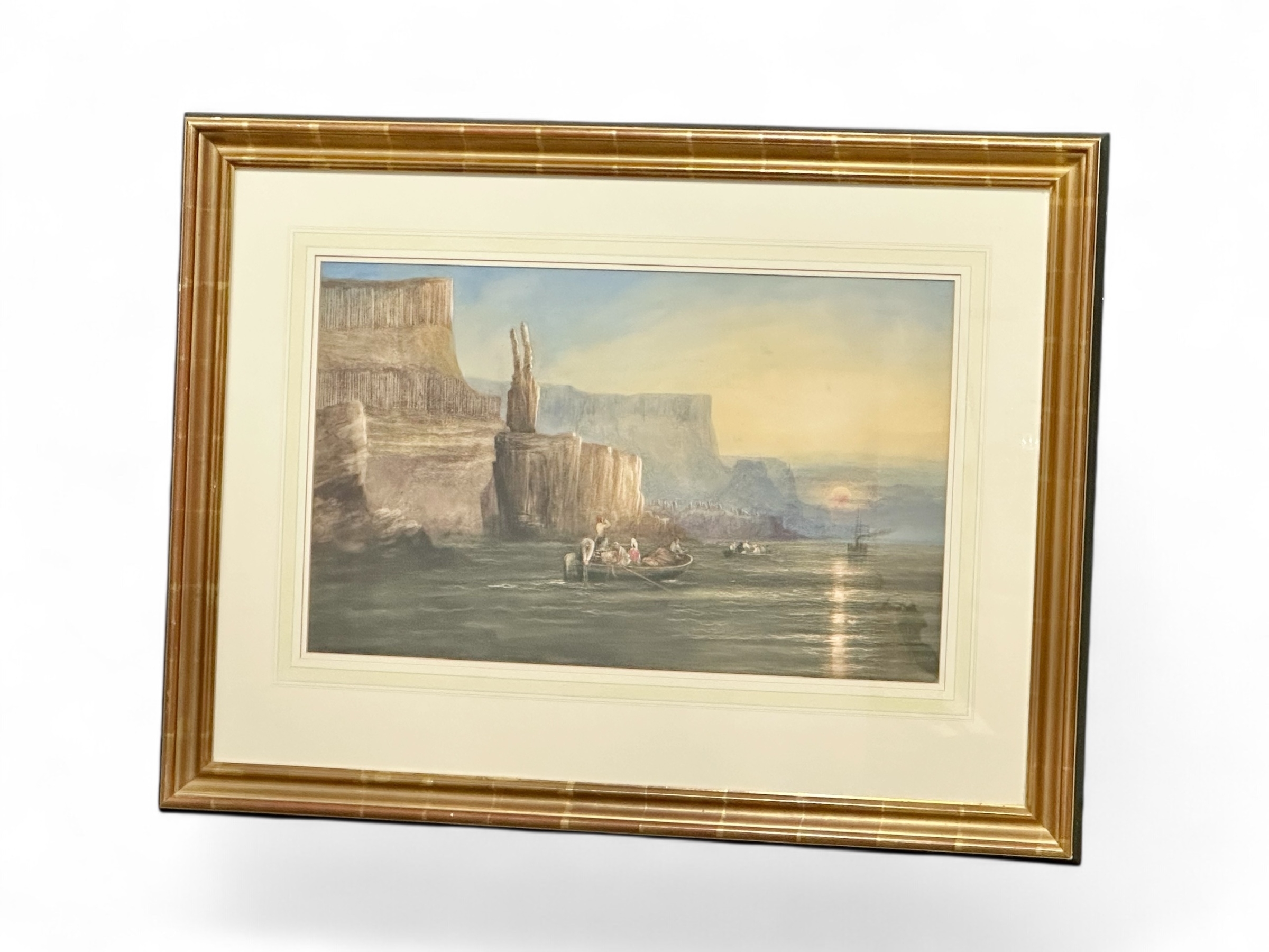 Artwork by Andrew Nicholl, Giant’s Causeway, Made of Watercolour