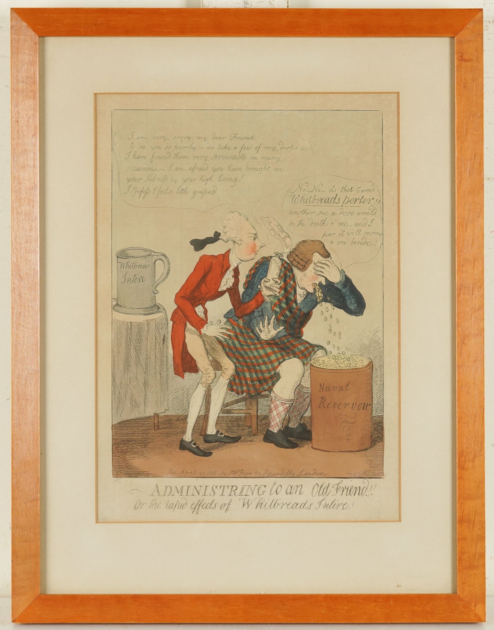 Isaac Cruikshank | Administring to an old friend!! Or the rapid effects ...