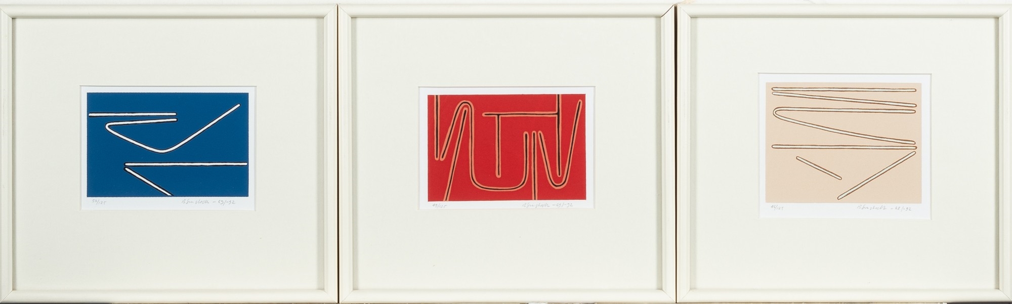 Artwork by Juhana Blomstedt, Compositions, 3 pcs, Made of Serigraph