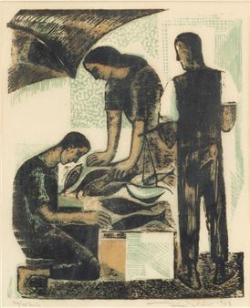 Fish vendors - Tuulikki Pietilä