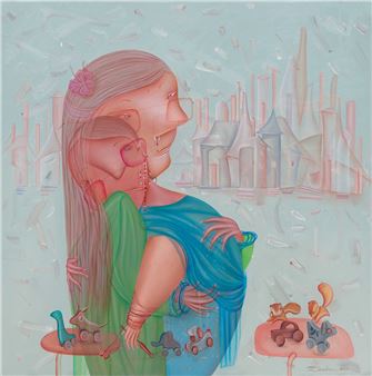 Nurturing Arms - A Mother’s Embrace - Chintan Zalavadia