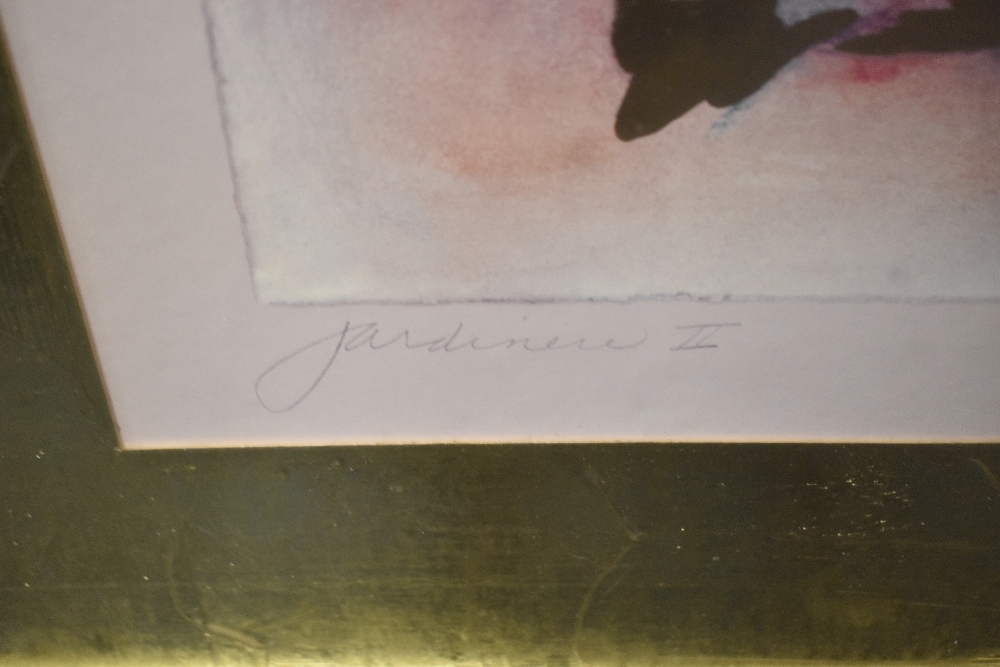 Artwork by Joyce Combs, Jardinere I & Jardinere II, Made of Colour Prints