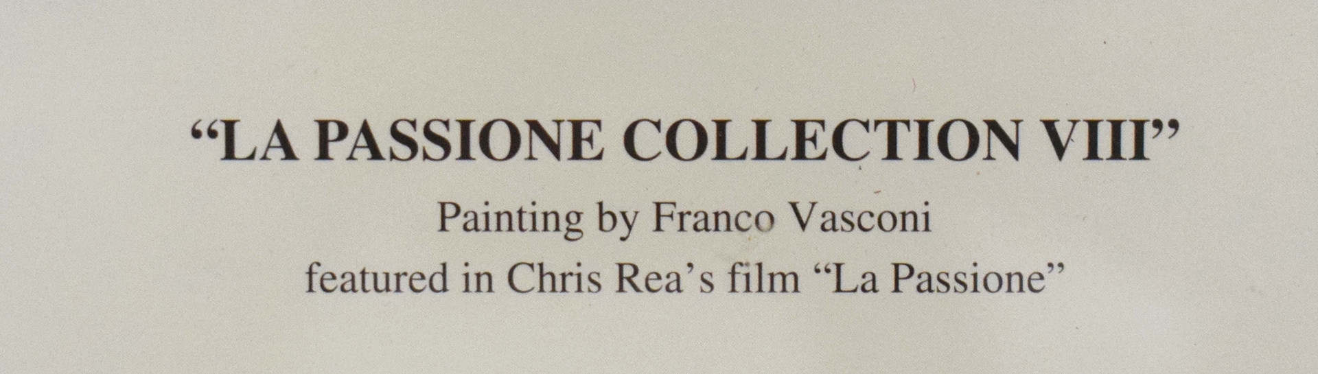 Artwork by Franco Vasconi, LA PASSIONE, Made of Prints