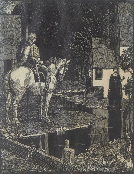 THE QUESTING KNIGHT by Mervyn Napier Waller