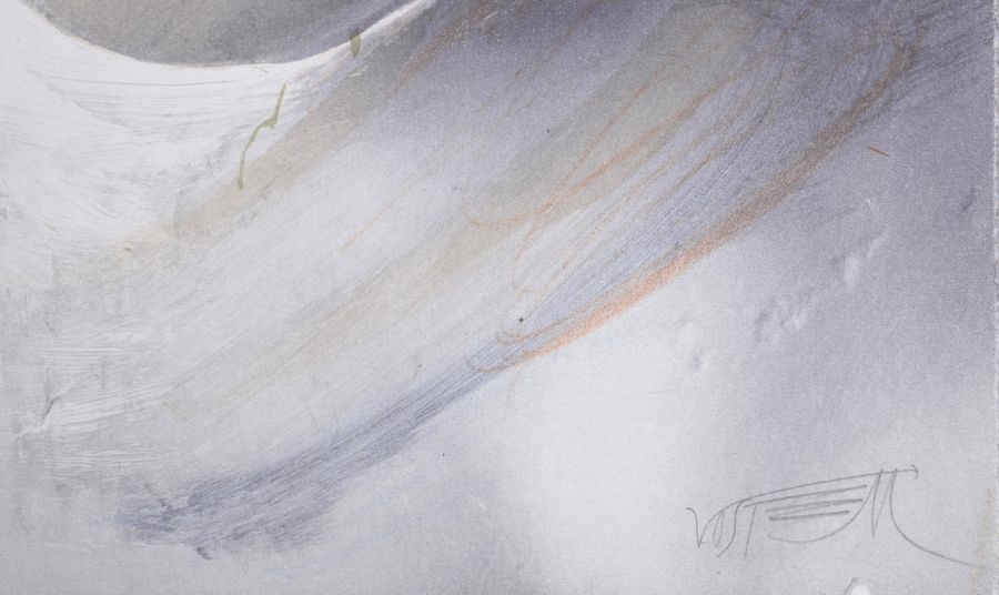 Artwork by Wolf Vostell, Composition, Made of Large Color Lithograph On Arches Paper