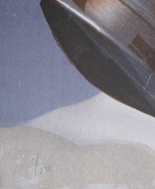 Artwork by Wolf Vostell, Composition, Made of Large Color Lithograph On Arches Paper