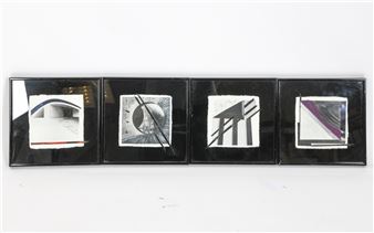 Four abstract works - Constance K. Livingston