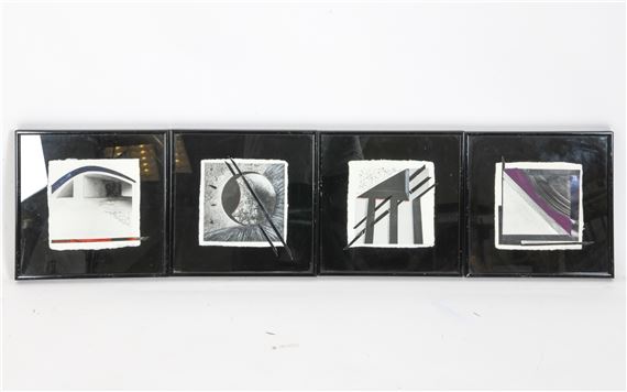 Four abstract works - Constance K. Livingston