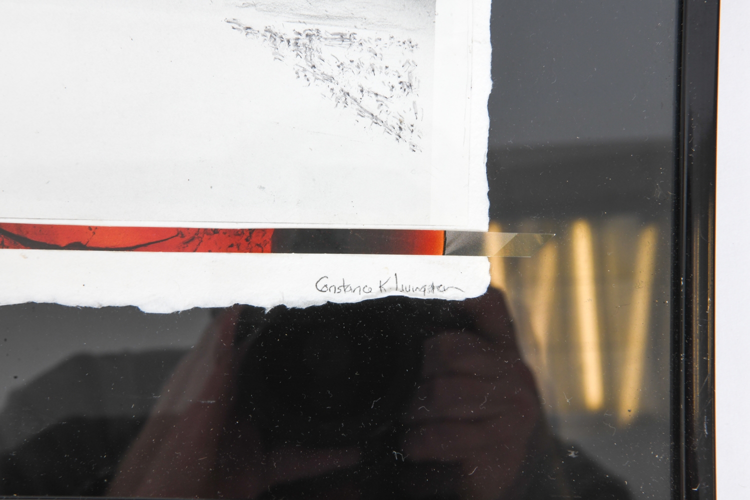 Artwork by Constance K. Livingston, Four abstract works, Made of mixed media