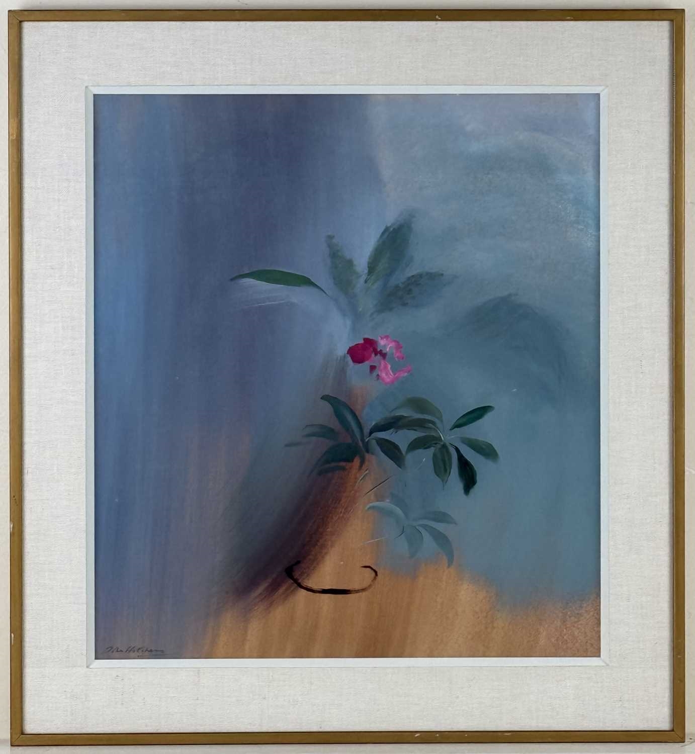 Artwork by John Hitchens, Blue Leaf Shade, Made of Oil On Canvas