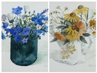 still lives of flowers - Peter Gauld